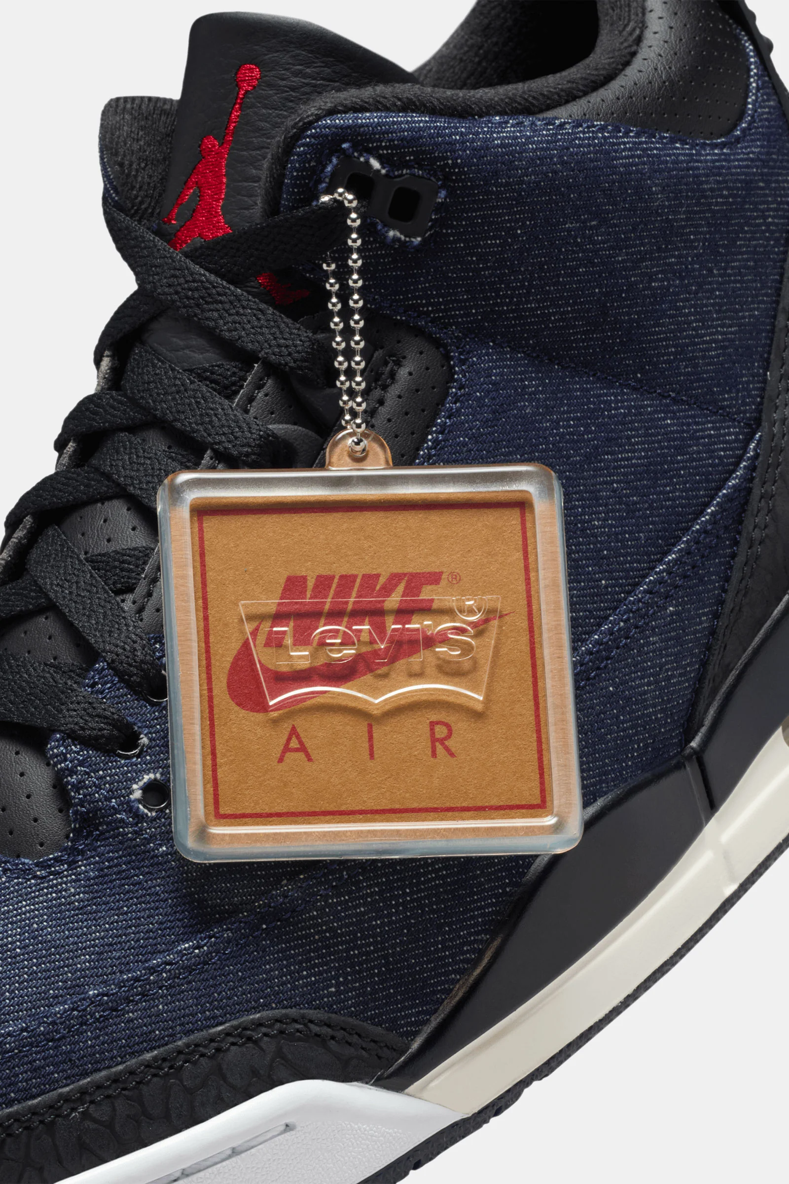 Air Jordan 3 x Levi's® "Indigo and Gym Red" - Image 6