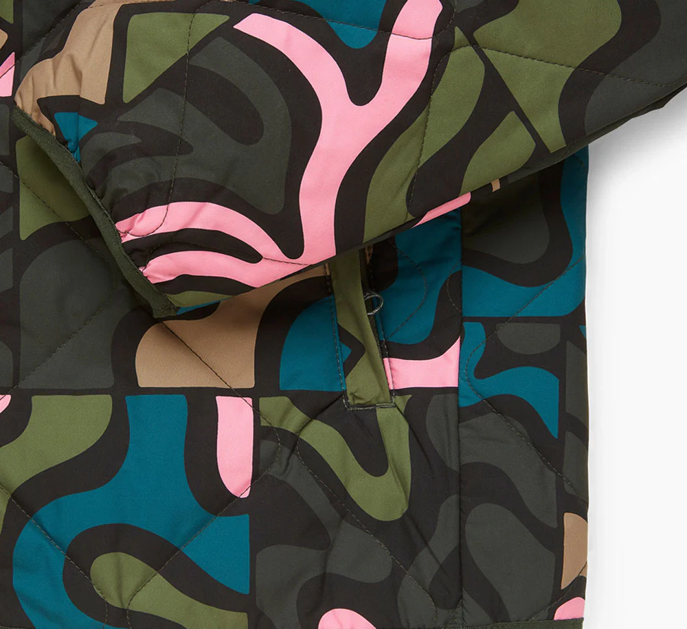 GEM STONE PATTERN QUILTED JACKET - Image 3