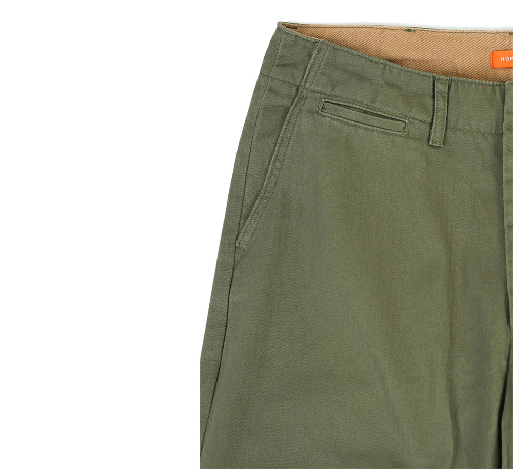 Homebred Herringbone Straight Fit Chino Pant - Image 3