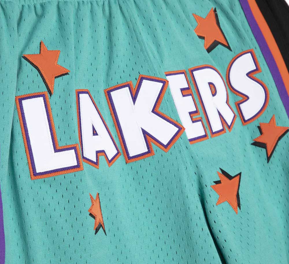JUST DON ROOKIE SHORTS LOS ANGELES LAKERS - ALL STAR 1995-96 - Image 3