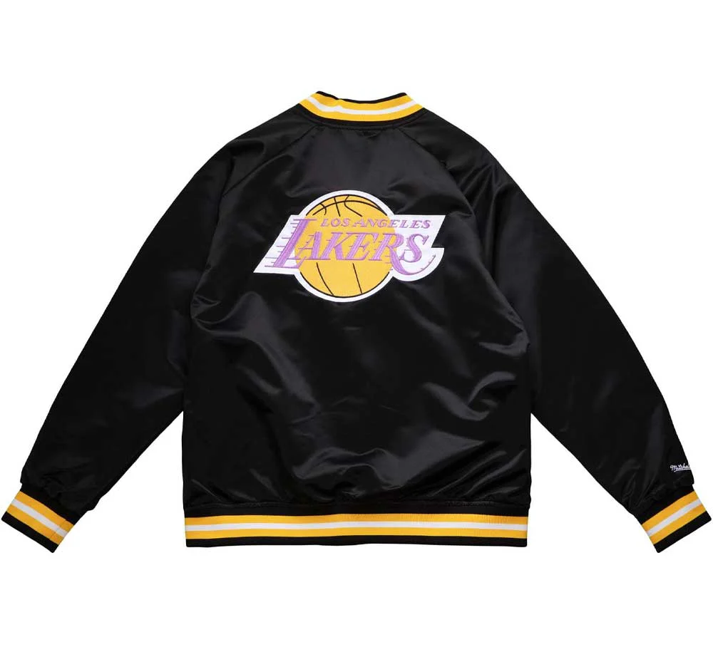 LOS ANGELES LAKERS DOUBLE CLUTCH LIGHTWEIGHT SATIN JACKET - Image 2