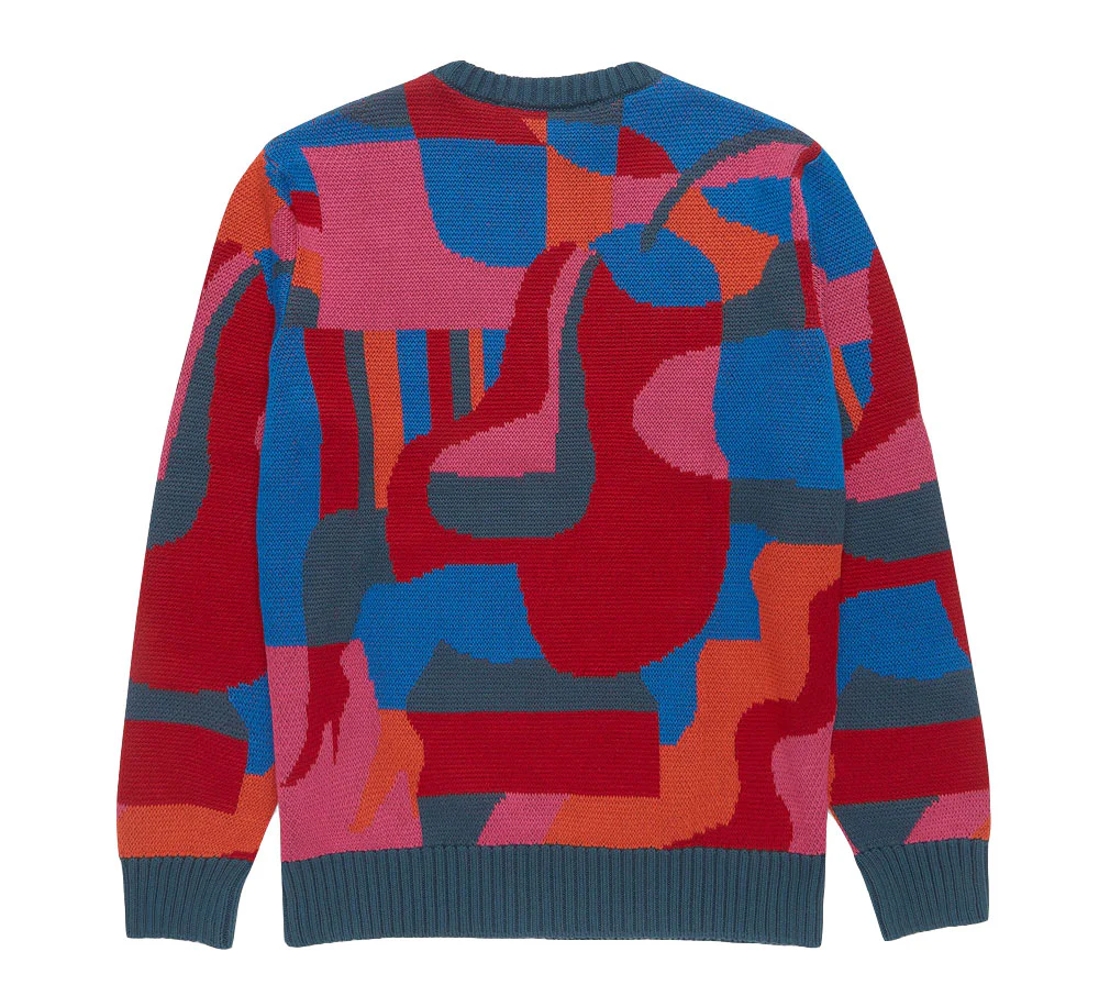 SITTING PEAR PATTERN KNITTED PULLOVER - Image 2